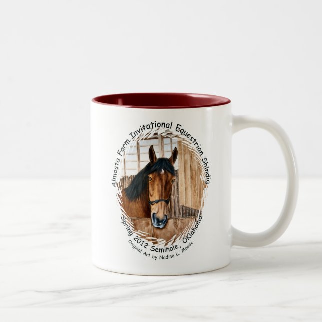 Almosta Farm Ride spring 2012 Two-Tone Coffee Mug (Right)