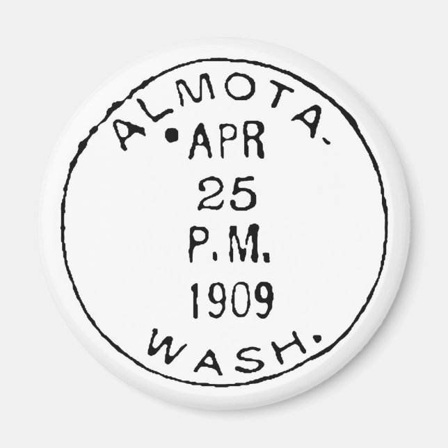 Almota Ghostmark Magnet (Front)