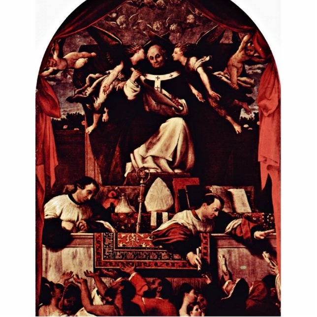 Alms Of Saint Antoninus, By Lotto Lorenzo (Best Qu Standing Photo Sculpture (Front)