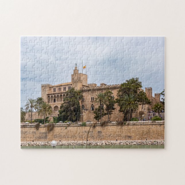 Almudaina Palace in Palma de Mallorca, Spain Jigsaw Puzzle (Horizontal)