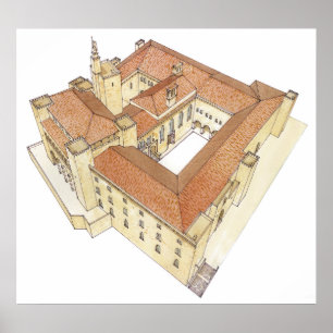 Almudaina Royal Palace. Palma de Mallorca Spain Poster