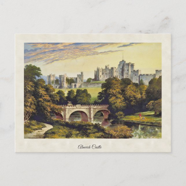 Alnwick Castle 2015 Calendar Postcard (Front)