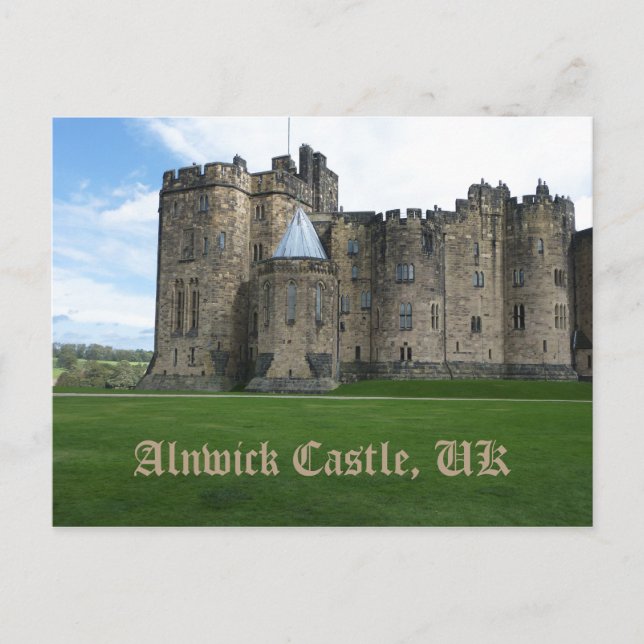 Alnwick Castle UK Postcard (Front)