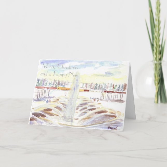 Alnwick garden Christmas Card (Front)