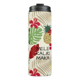 ALO-HO-HO-HA Hawaiian Tropical Holiday Thermal Tumbler