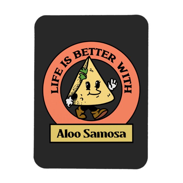 Alo Samosa Magnet (Vertical)