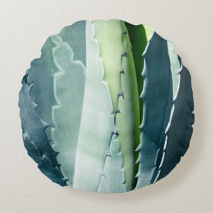 Aloe - Macro Fine Art Photograph Round Cushion