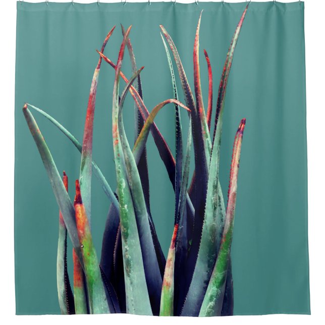 ALoe Plant Photo  Shower Curtain (Front)