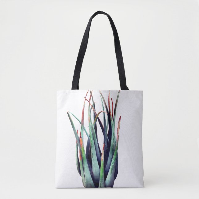 ALoe Plant Photo Tote Bag (Front)