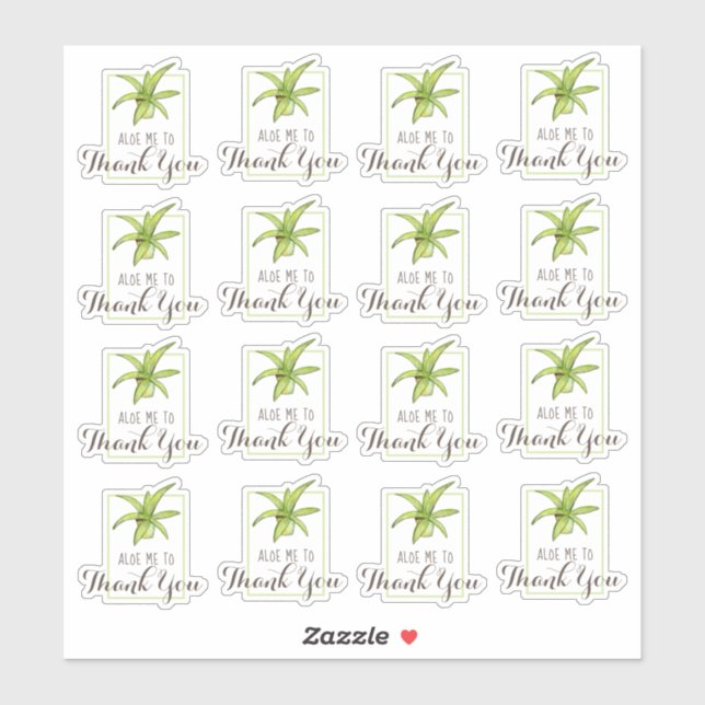 Aloe Thank You Pun  (Sheet)