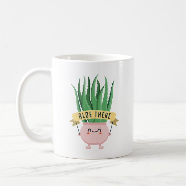 Aloe There Coffee Mug (Left)