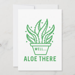 Aloe There Thank You Card