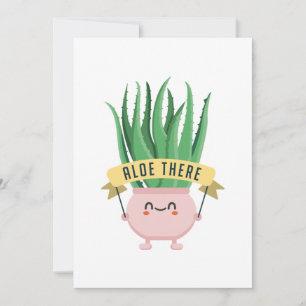 Aloe There Thank You Card
