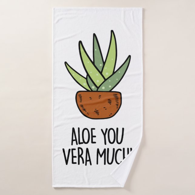 Aloe Vera Bath Towel Set (Bath Towel)