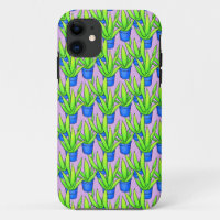 Aloe Vera Plants Pattern Textile
