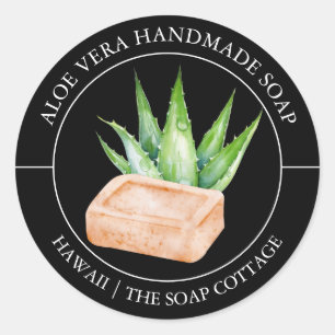 Aloe Vera Soap label
