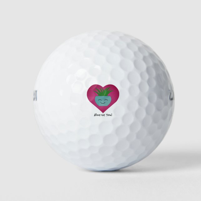 Aloeve You Aloe Golf Balls (Front)