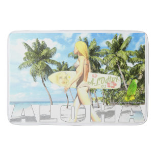 Aloha 01 bath mat
