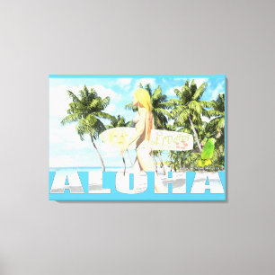 Aloha 01 canvas print