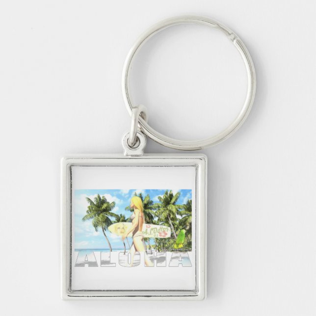 Aloha 01  key ring (Front)