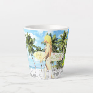 Aloha 01  latte mug