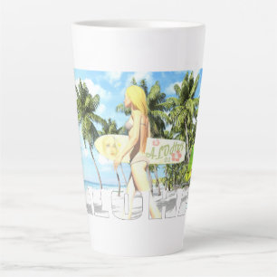 Aloha 01 latte mug