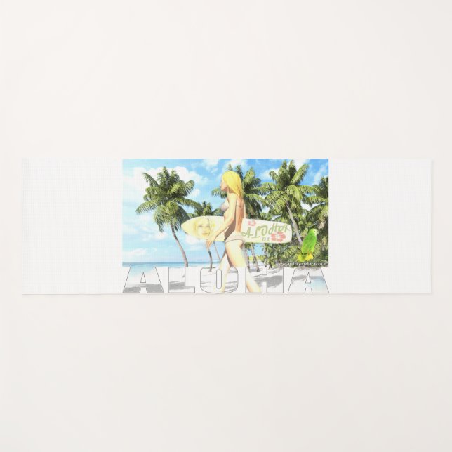 Aloha 01   yoga mat (Front (Horizontal))