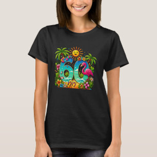 Aloha 60th Birthday Hawaiian Beach Hibiscus Tropic T-Shirt