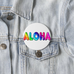 Aloha 7.5 Cm Round Badge