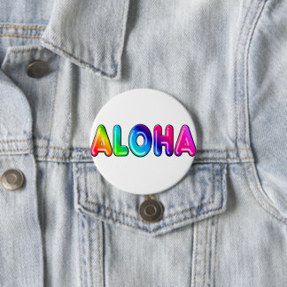 Aloha 7.5 Cm Round Badge