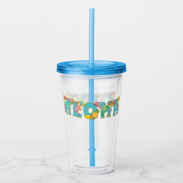 Aloha Acrylic Tumbler (Front)