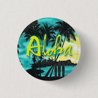 Aloha Aqua Sunset Pin