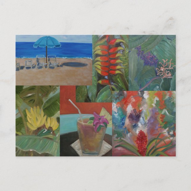 ALOHA ART POSTCARD (Front)