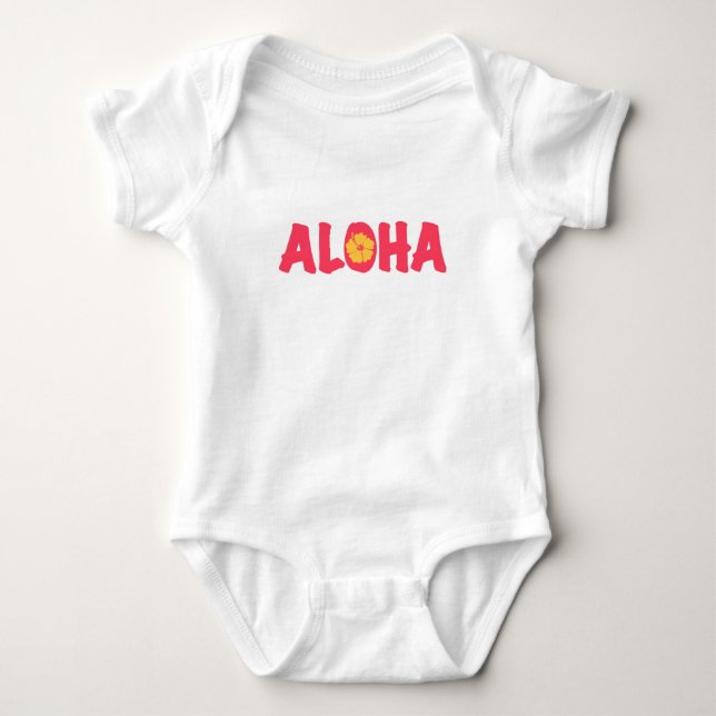 Aloha Baby Bodysuit (Front)