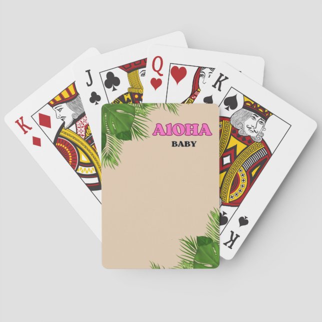 Aloha Baby Play Cards (Back)