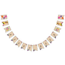 Aloha Baby Shower bunting banner