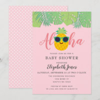 Aloha Baby Shower Invitation
