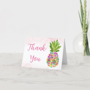 Aloha Baby Shower Thank You Card