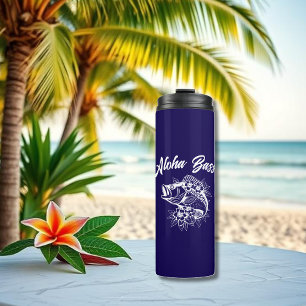 Aloha Bass-Hawaiian Blue Thermal Tumbler