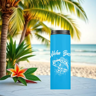 Aloha Bass-Hawaiian Light Blue Thermal Tumbler