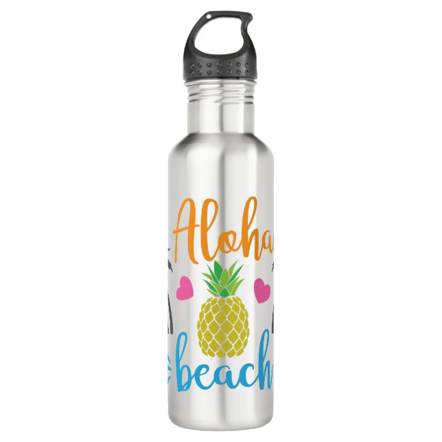 Aloha Beach 710 Ml Water Bottle (Front)