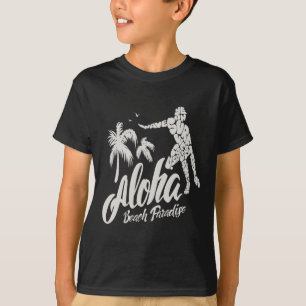 Aloha Beach Paradise Surf Surfing  T-Shirt