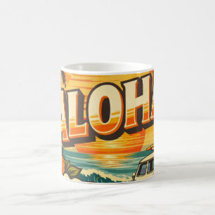 Aloha Beach Sunset Island  Coffee Mug