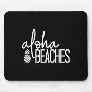 Aloha Beaches Cute Beach Bridal Bachelorette Party Mouse Mat