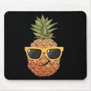 Aloha Beaches Hawaii Pineapple Sungles Travel Tee Mouse Mat