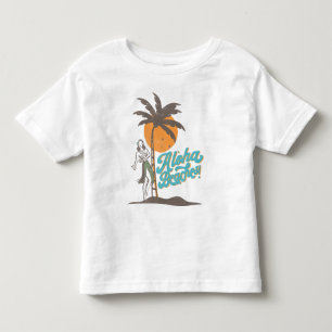 Aloha Beaches Hula Girl Hawaii Hawaiian Retro Toddler T-Shirt