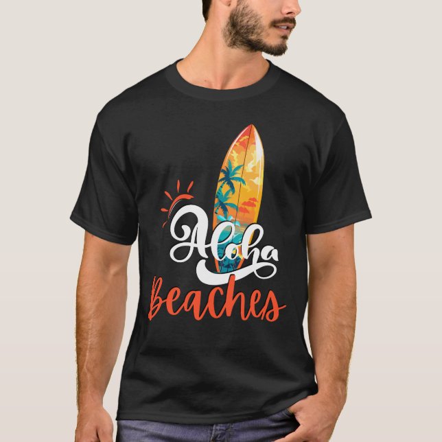 Aloha Beaches Men's T-Shirt (Front)