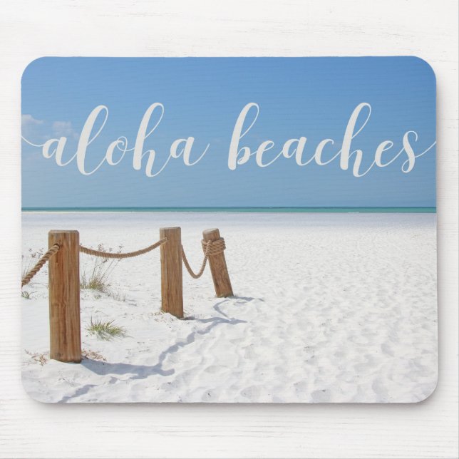 Aloha Beaches Mouse Mat (Front)