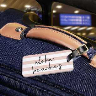 Aloha Beaches Personalised Luggage Tag