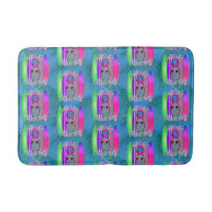 Aloha Beaches Summer Surf Pineapple Bath Mat